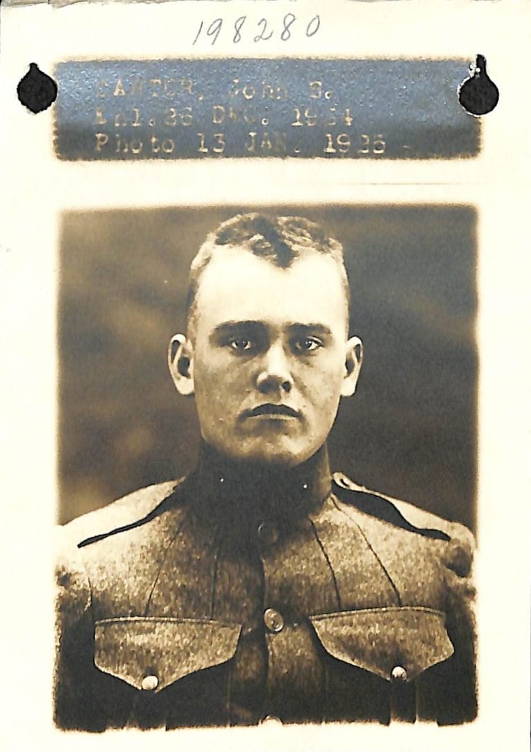 WWI veteran photos from military records used for genealogy research family history