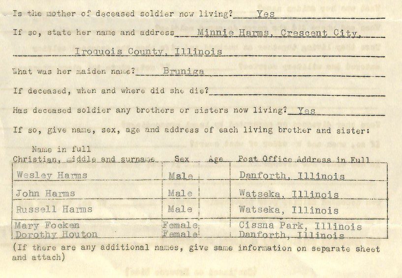 Sibling clues in military records used for genealogy research