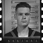 enlistment image of WW2 sailor